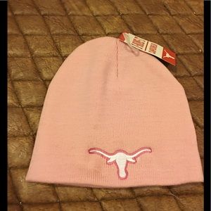NWT Pink Longhorn knit cap